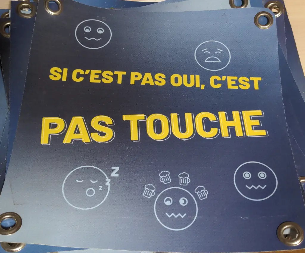 Petit panneau consentement 30 cm