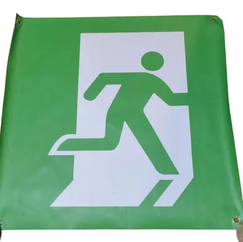 Bâche sortie de secours