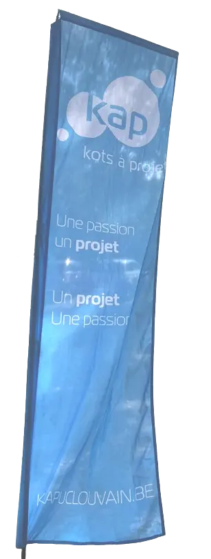 Beach flag KAP + lest