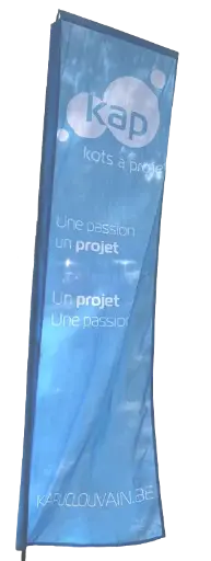 Beach flag KAP + lest